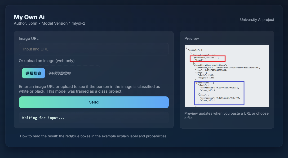 John AI Website Screenshot